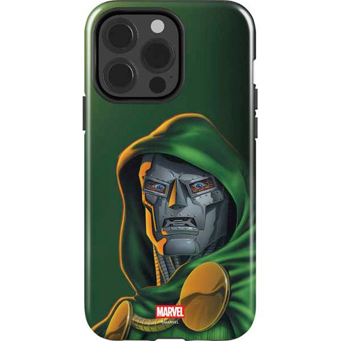 Marvel Dr. Doom Portrait iPhone 15 Pro Impact Case