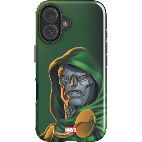 Marvel Dr. Doom Portrait iPhone 16 Impact Case