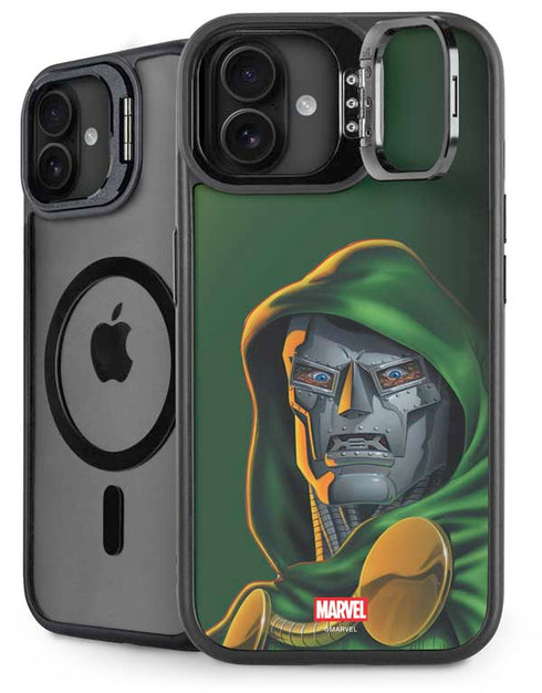 Marvel Dr. Doom Portrait iPhone 16 Plus Kickstand Case