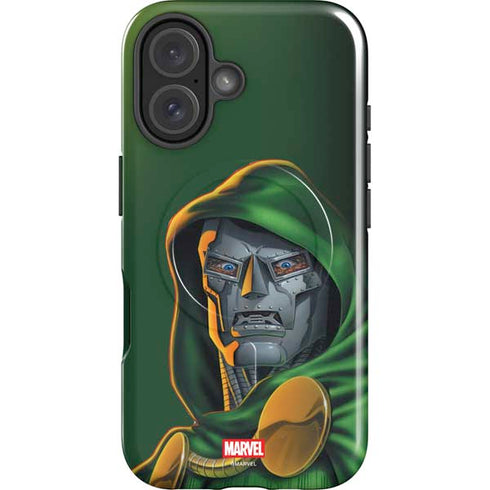 Marvel Dr. Doom Portrait iPhone 16 Plus Magsafe Impact Case