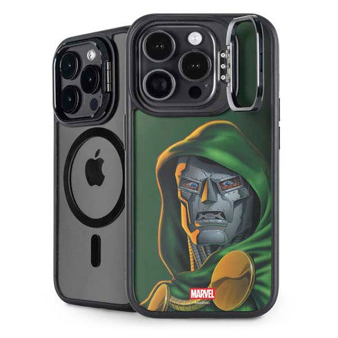 Marvel Dr. Doom Portrait iPhone 16 Pro Max Kickstand Case