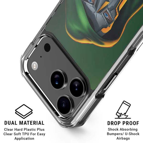 Marvel Dr. Doom Portrait iPhone 17 Pro Clear Case