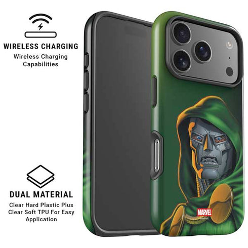 Marvel Dr. Doom Portrait iPhone 17 Pro Max Magsafe Impact Case