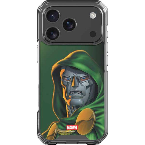 Marvel Dr. Doom Portrait iPhone 18 Pro Clear Case