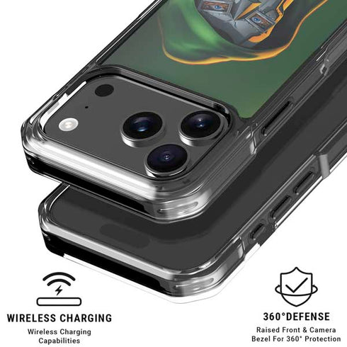 Marvel Dr. Doom Portrait iPhone 18 Pro Clear Case