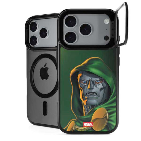Marvel Dr. Doom Portrait iPhone 18 Pro Kickstand Case