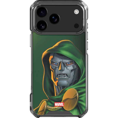 Marvel Dr. Doom Portrait iPhone 18 Pro Max Clear Case