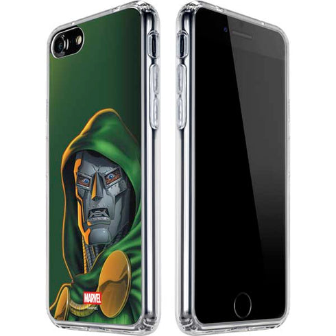 Marvel Dr. Doom Portrait iPhone SE (2nd & 3rd Gen) Clear Case