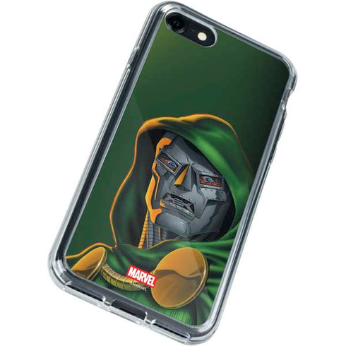 Marvel Dr. Doom Portrait iPhone SE (2nd & 3rd Gen) Clear Case