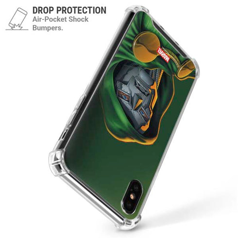 Marvel Dr. Doom Portrait iPhone X/XS Clear Case