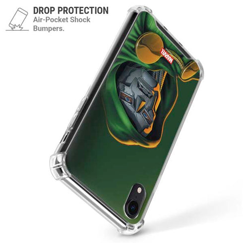 Marvel Dr. Doom Portrait iPhone XR Clear Case