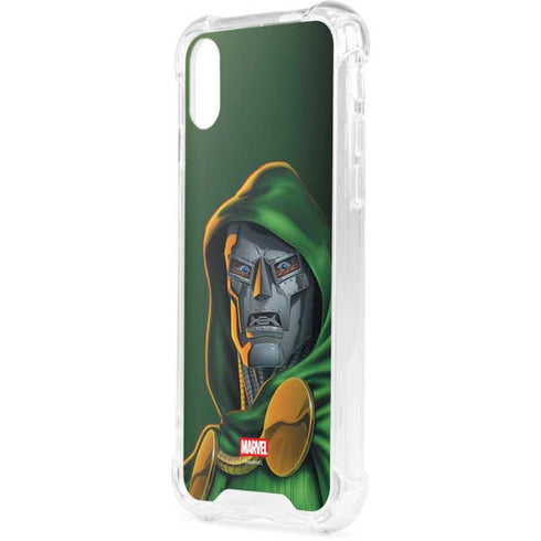 Marvel Dr. Doom Portrait iPhone XS Clear Case