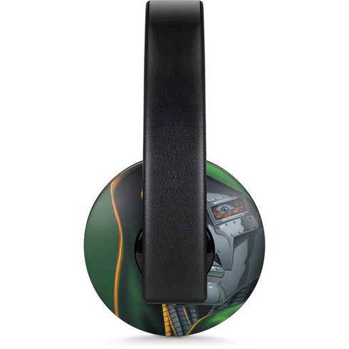 Marvel Dr. Doom Portrait PlayStation 4 Gold Wireless Headset Skin