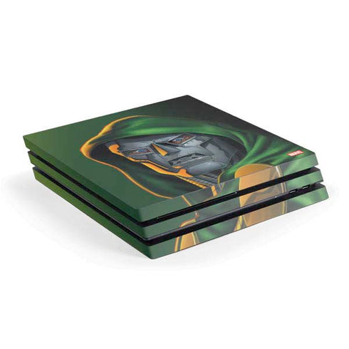 Marvel Dr. Doom Portrait PS4 Pro Console Skin