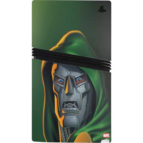 Marvel Dr. Doom Portrait PS5 Pro Console Skin
