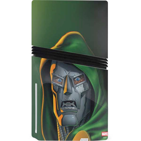 Marvel Dr. Doom Portrait PS5 Pro Disk Console Skin