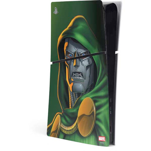 Marvel Dr. Doom Portrait PS5 Slim Digital Edition Console Skin