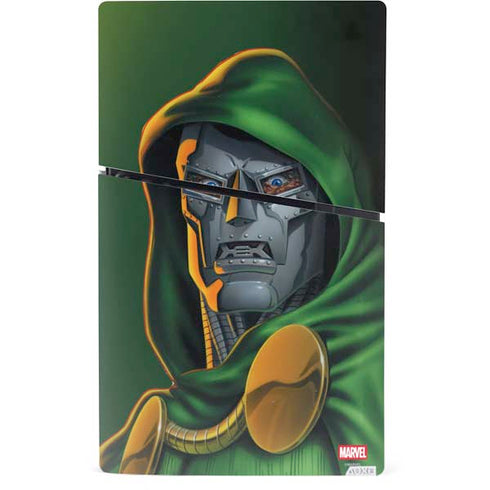 Marvel Dr. Doom Portrait PS5 Slim Digital Edition Console Skin