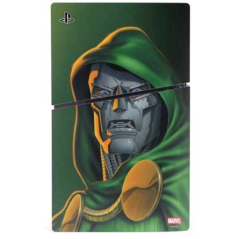 Marvel Dr. Doom Portrait PS5 Slim Disk Console Skin