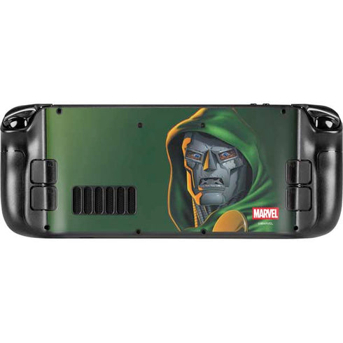 Marvel Dr. Doom Portrait Steam Deck Handheld Gaming Computer OLED Skin