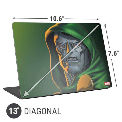 Marvel Dr. Doom Portrait Universal Laptop 13in (10.6 x 7.6in) Skin