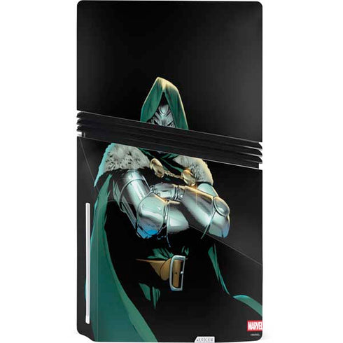 Marvel Dr. Doom PS5 Pro Disk Bundle Skin