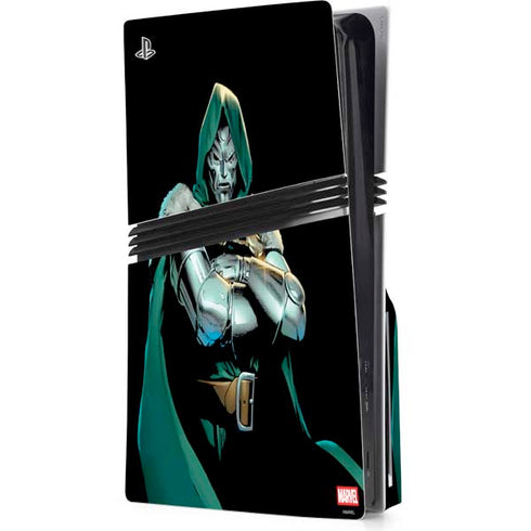 Marvel Dr. Doom PS5 Pro Disk Console Skin