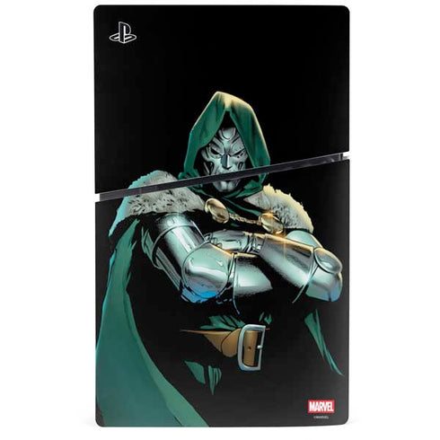 Marvel Dr. Doom PS5 Slim Disk Console Skin