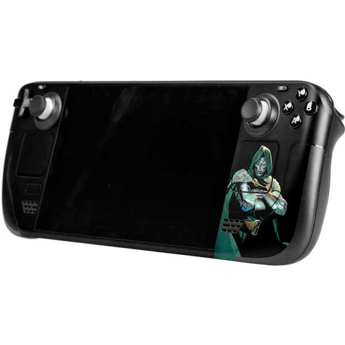 Marvel Dr. Doom Steam Deck Handheld Gaming Computer OLED Skin