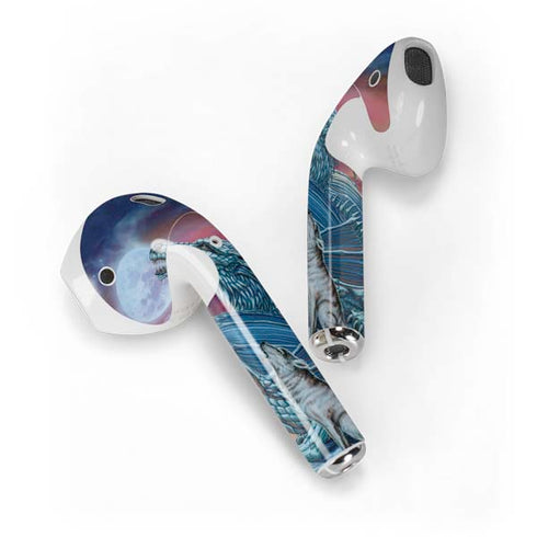 Dragon and the Wolf by Ed Beard Jr Apple AirPods Skin