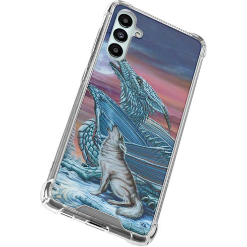 Dragon and the Wolf by Ed Beard Jr Gabb Phone 4 Clear Case