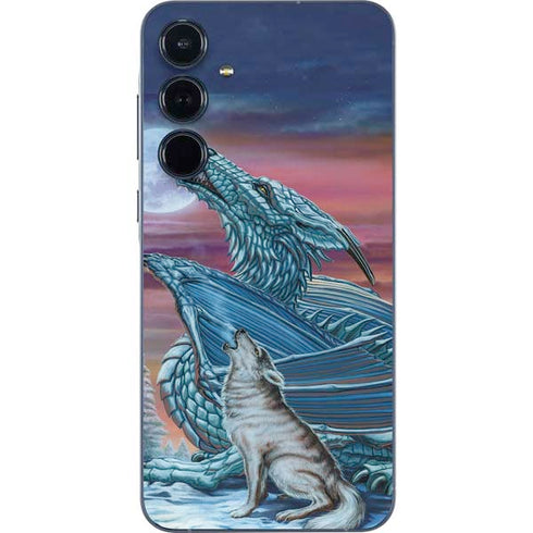 Dragon and the Wolf by Ed Beard Jr Galaxy A35 5G Skin