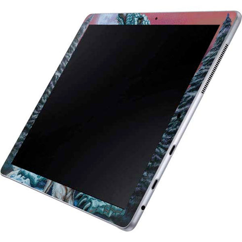 Dragon and the Wolf by Ed Beard Jr Galaxy Book 12in Skin