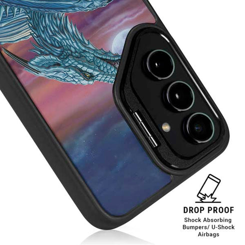Dragon and the Wolf by Ed Beard Jr Galaxy S25 Plus Kickstand Case