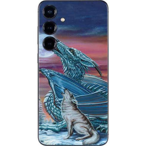 Dragon and the Wolf by Ed Beard Jr Galaxy S24 Plus Skin
