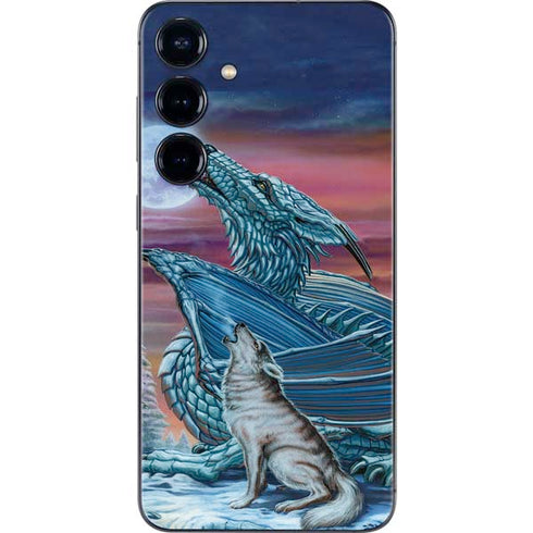 Dragon and the Wolf by Ed Beard Jr Galaxy S24 Skin
