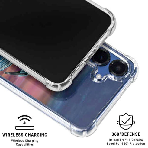 Dragon and the Wolf by Ed Beard Jr Galaxy S25 Clear Case