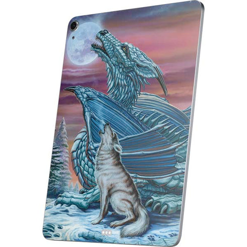 Dragon and the Wolf by Ed Beard Jr Apple iPad Air Skin