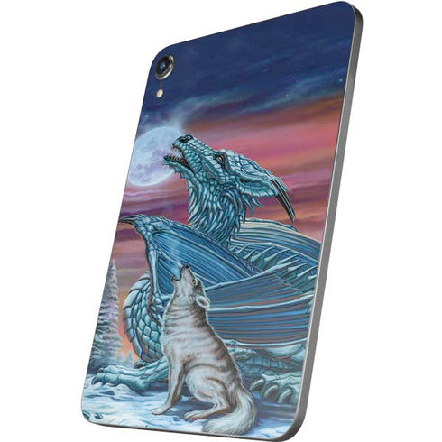 Dragon and the Wolf by Ed Beard Jr Apple iPad Mini Skin