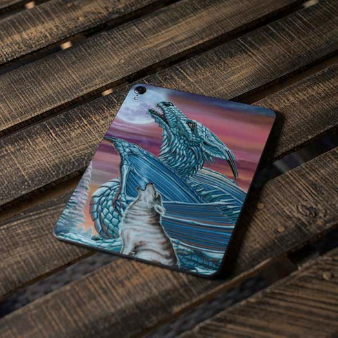 Dragon and the Wolf by Ed Beard Jr Apple iPad Pro Skin