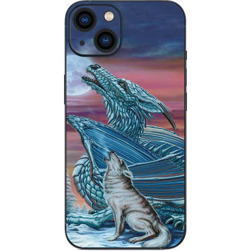 Dragon and the Wolf by Ed Beard Jr iPhone Skins