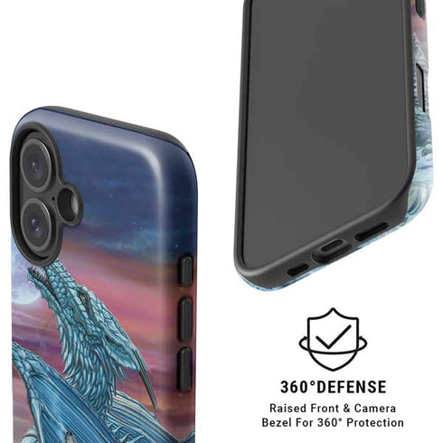 Dragon and the Wolf by Ed Beard Jr iPhone 16 Magsafe Impact Case