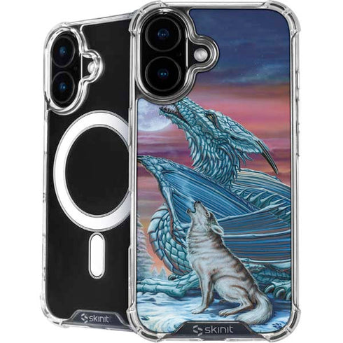 Dragon and the Wolf by Ed Beard Jr iPhone 16 Plus MagSafe Case