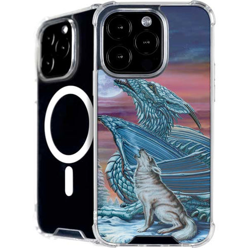 Dragon and the Wolf by Ed Beard Jr iPhone 16 Pro MagSafe Case