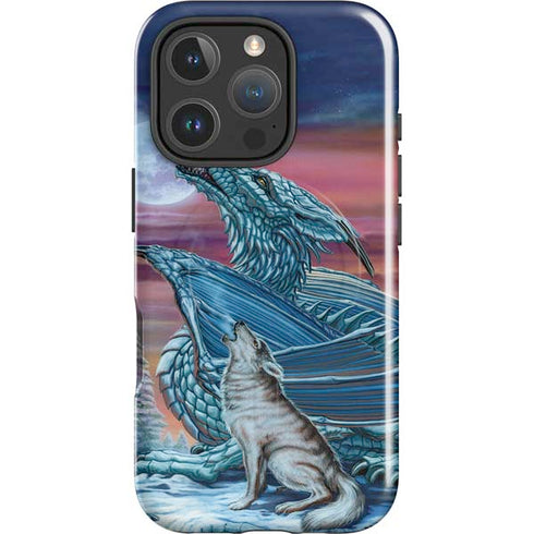 Dragon and the Wolf by Ed Beard Jr iPhone 16 Pro Max Magsafe Impact Case