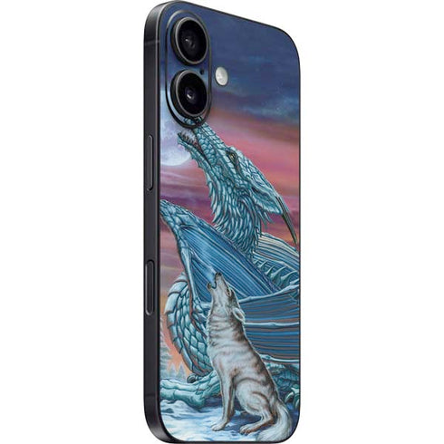 Dragon and the Wolf by Ed Beard Jr iPhone 16 Skin