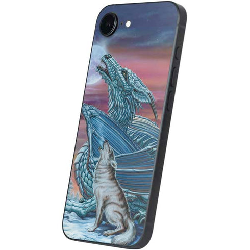 Dragon and the Wolf by Ed Beard Jr iPhone 16e Skin
