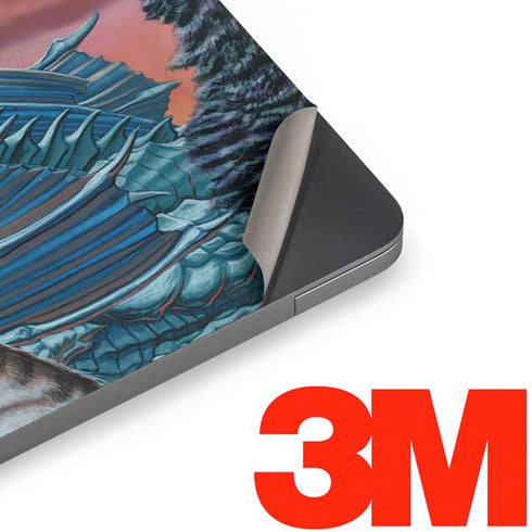 Dragon and the Wolf by Ed Beard Jr Apple MacBook Air Skin