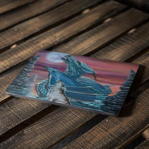 Dragon and the Wolf by Ed Beard Jr Apple MacBook Air Skin