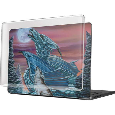 Dragon and the Wolf by Ed Beard Jr MacBook Pro 14in (2021-24) Case plus Skin